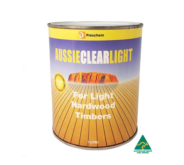 Aussie Clear Light penetrating deck oil Australian-made clear finish for light-colored timbers.