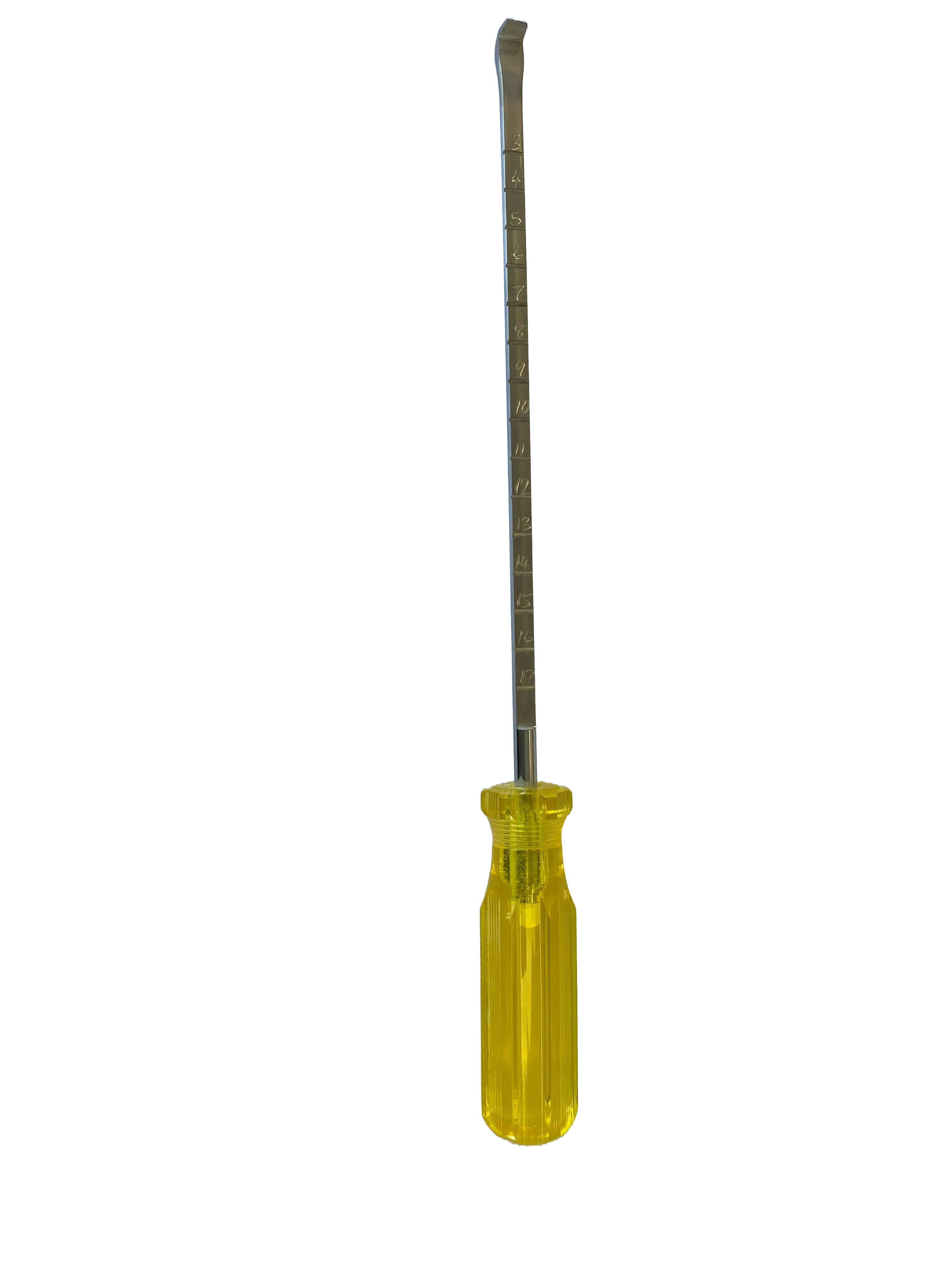 Wood Gauge 90° inspection tool nickel-chrome steel probe with cellulose acetate handle for testing timber core health